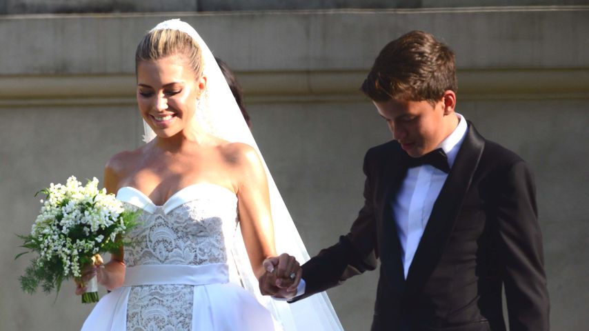 Sylvie Meis und Sohn Damian bei ihrer Hochzeit im September 2020