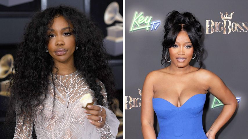 Collage: SZA und Keke Palmer, Schauspielkolleginnen