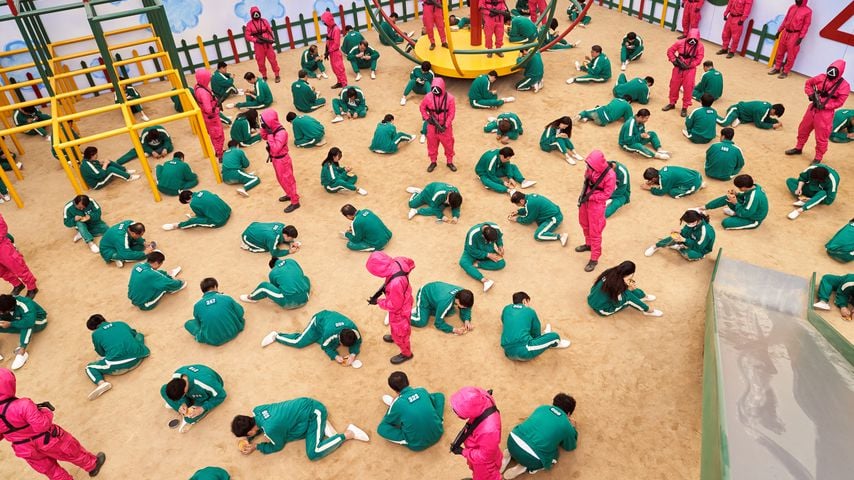 Szene aus der Serie "Squid Game"