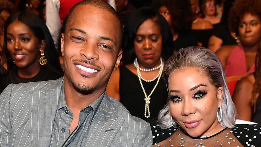 Rapper T.I. mit seiner Frau Tameka "Tiny" Harris, September 2019