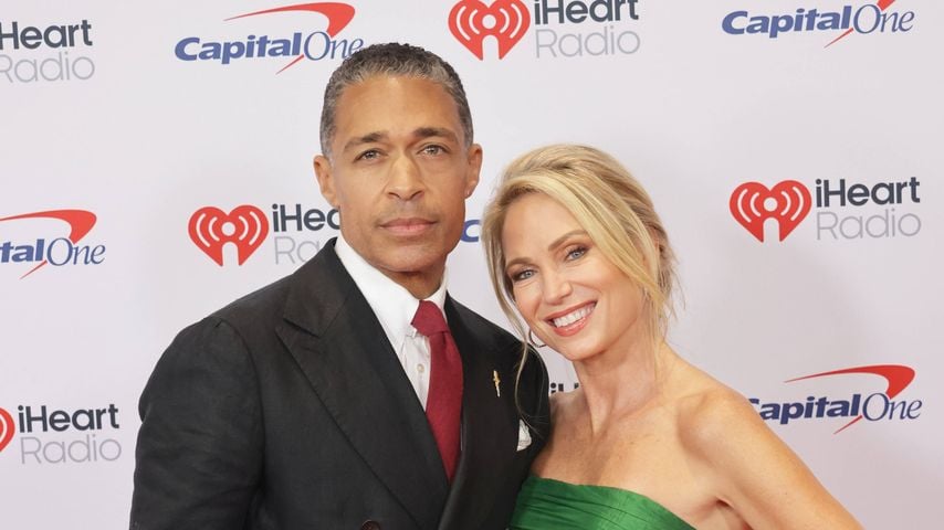 T.J. Holmes und Amy Robach auf dem roten Teppich