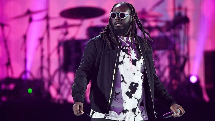 Rapper T-Pain spielt ein Konzert