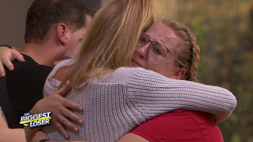 Tabea (r.) bei "The Biggest Loser"
