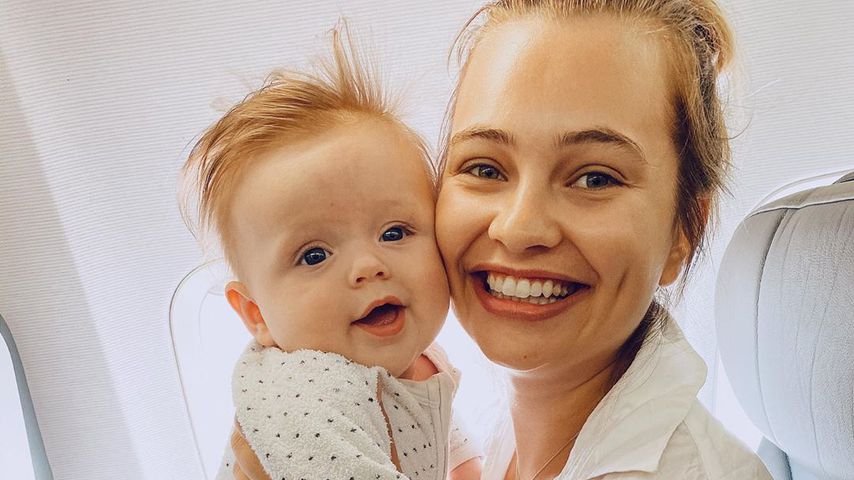 Tahlia Giumelli mit ihrer Tochter Sophie, Dezember 2019