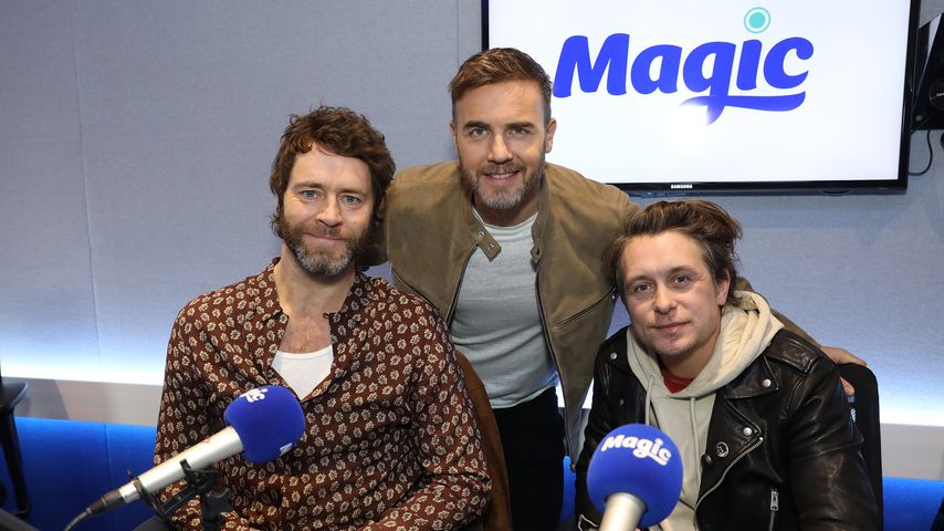 Take That als Trio (v.l.n.r.: Howard Donald, Gary Barlow und Mark Owen)