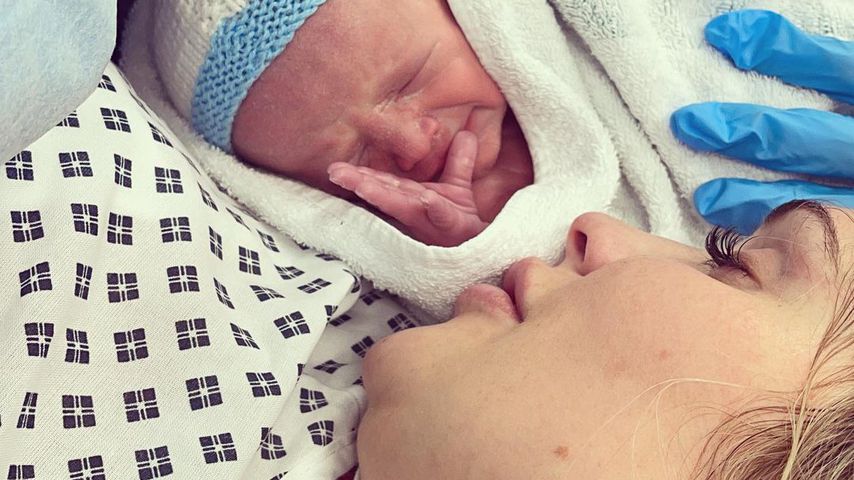 Talia Oatway mit ihrem Sohn Maddox