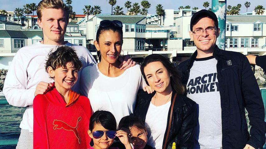 Talinda Bennington mit ihrer Familie, Mai 2018