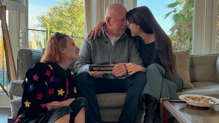 Tallulah, Bruce und Scout Willis im November 2024