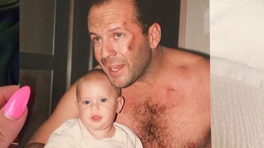 Tallulah und Bruce Willis in den 90ern