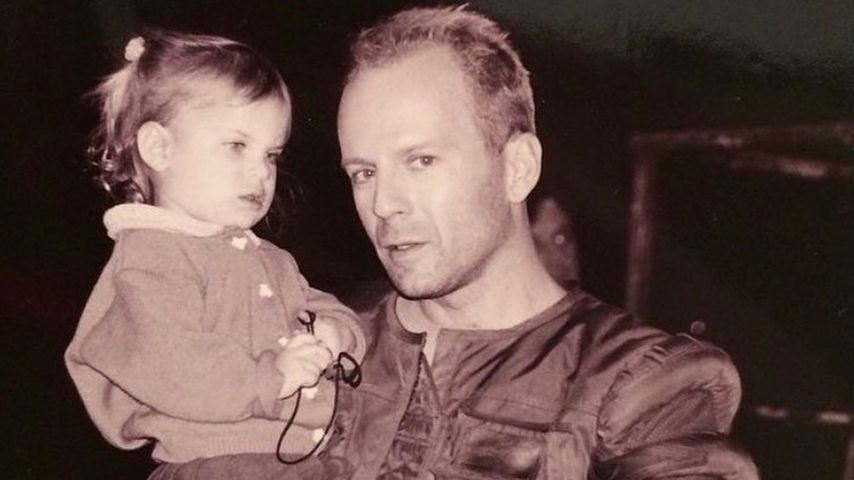 Throwback-Fotostrecke: Tallulah Willis gratuliert Papa Bruce