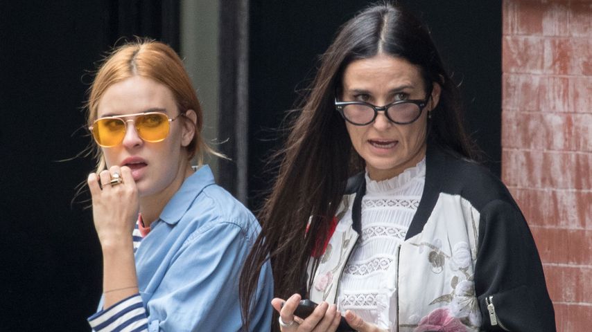 Tallulah Willis und Demi Moore, September 2017