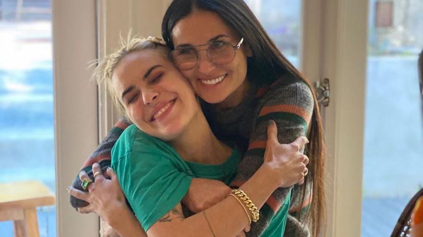 Tallulah Willis und Demi Moore im Februar 2020