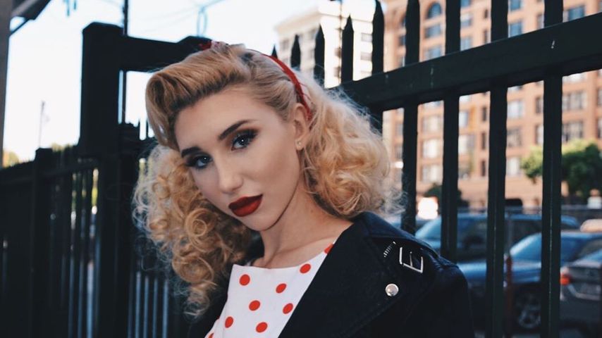 Tamara am Set von "Germany's next Topmodel" 2020