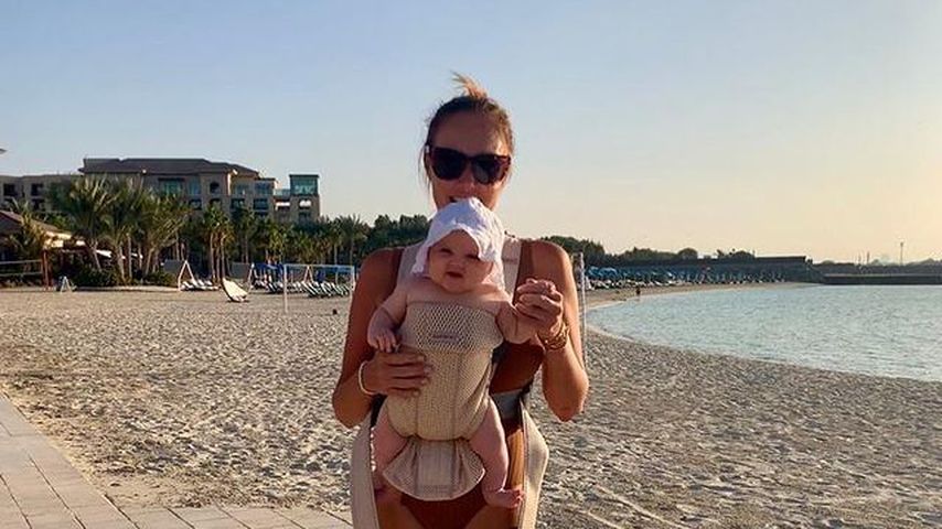 Tamara Ecclestone mit ihrer Tochter Serena