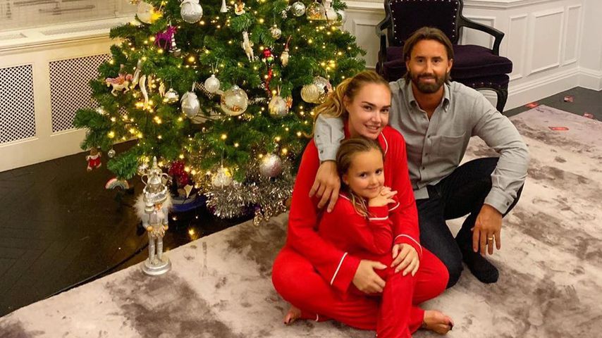 Tamara Ecclestone mit Töchterchen Sophia und Mann Jay Rutland