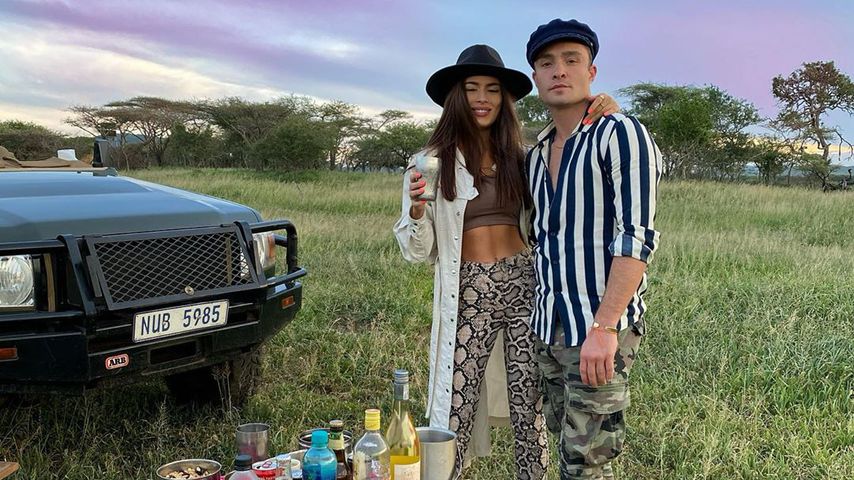 Tamara Francesconi und Ed Westwick im Januar 2020