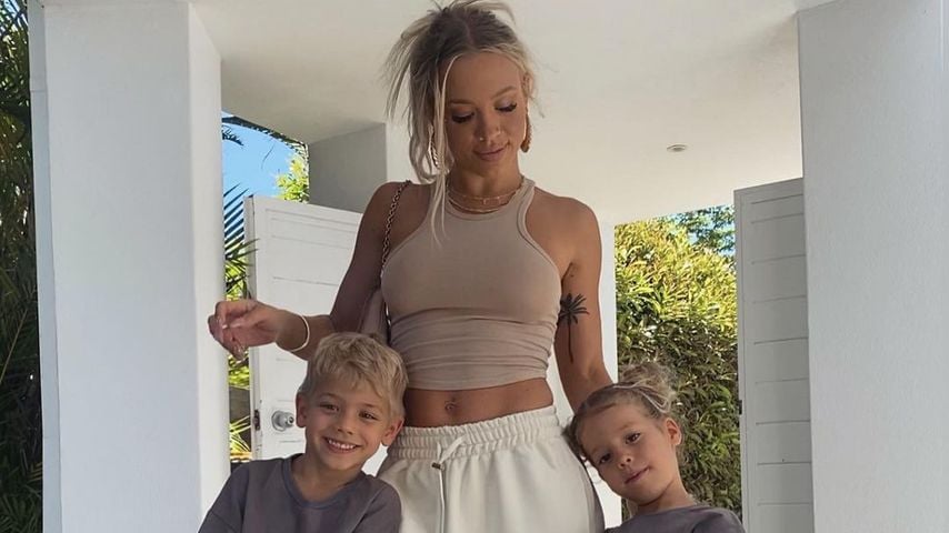 Tammy Hembrow mit ihren Kids Wolf und Saskia