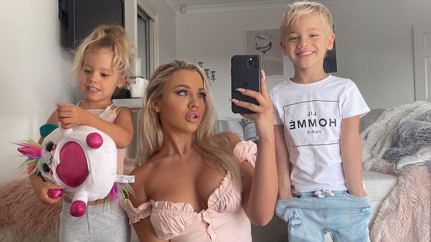 Tammy Hembrow mit ihren Kindern