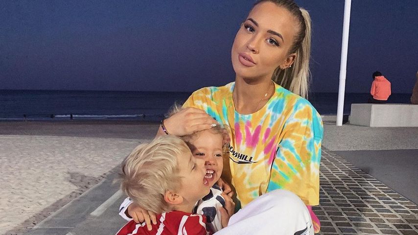 Tammy Hembrow mit ihren Kindern