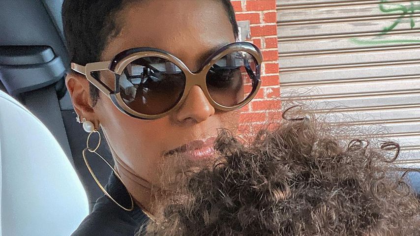 Tamron Hall und ihr Sohn Moses im November 2020