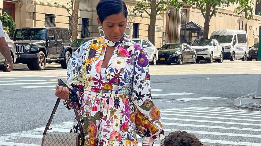 Tamron Hall und ihr Sohn Moses im September 2021