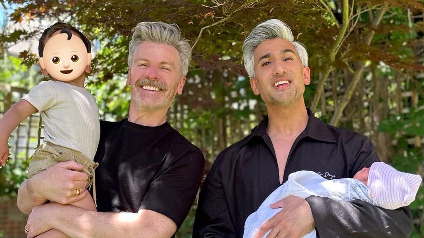 Tan und Rob France mit ihren beiden Söhnen