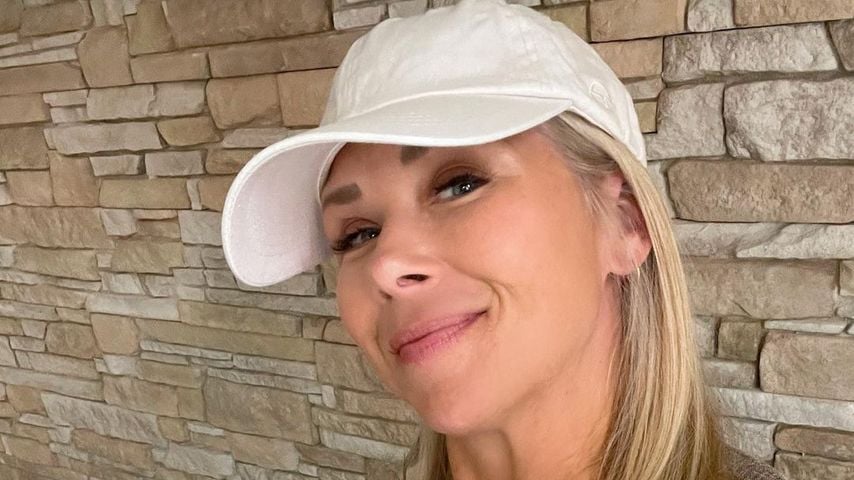 Tanja Szewczenko und ihr Kind im Jahr 2022