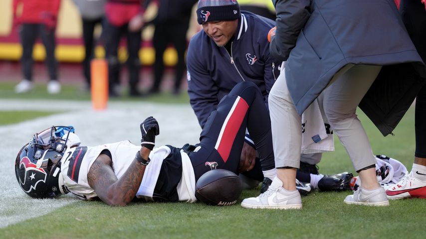 Tank Dell beim Spiel der Houston Texans gegen die Kansas City Chiefs, Dezember 2024