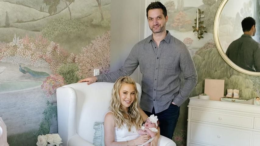 Tara Lipinski, ihr Mann Todd und ihre Tochter