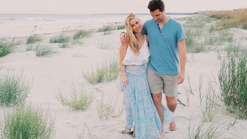 Tara Lipinski mit ihrem Mann Todd