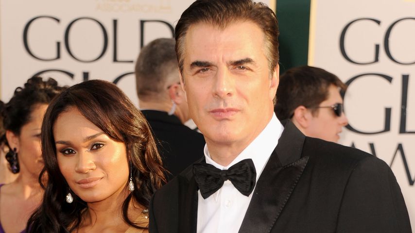 Schauspielerin Tara Wilson mit ihrem Ehemann Chris Noth