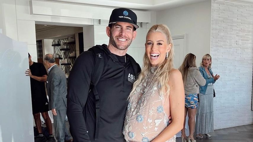 Tarek El Moussa und seine schwangere Frau Heather Rae Young feierten Thangsgiving im November 2022