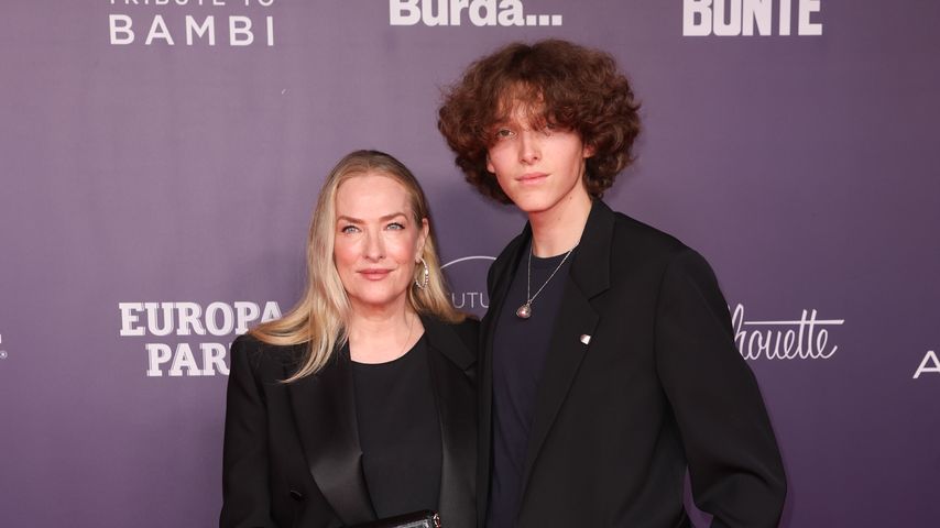 Tatjana Patitz und ihr Sohn Jonah im Oktober 2022