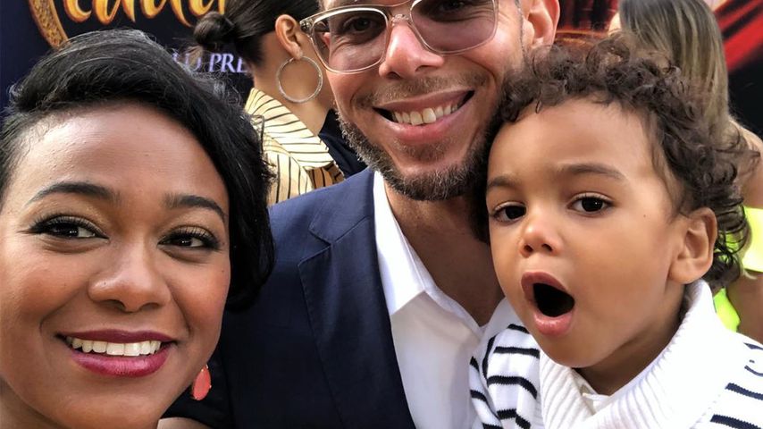 Tatyana Ali, Dr. Vaughn Rasberry und Edward Aszard Rasberry, 2019
