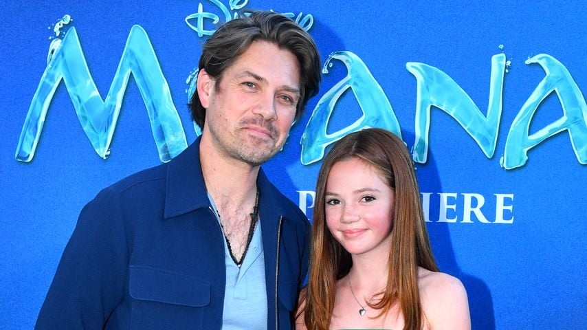 Taylor Hanson und Wilhelmina Hanson bei der Weltpremiere von Moana im Hollywood Bowl in Los Angeles am 7. Juli 2026