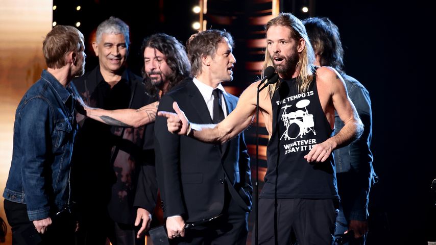 Taylor Hawkins und die Foo Fighters bei einem Event in Ohio, Oktober 2021