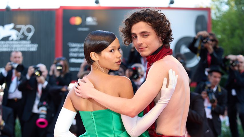 Taylor Russell und Timothée Chalamet im September in Venedig