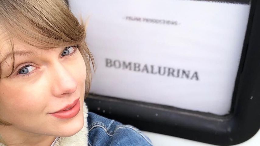 Taylor Swift am "Cats"-Set im Januar 2019