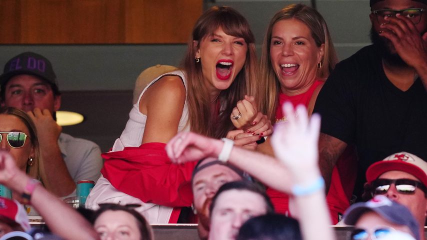 Taylor Swift beim Spiel von Travis Kelce im September 2023