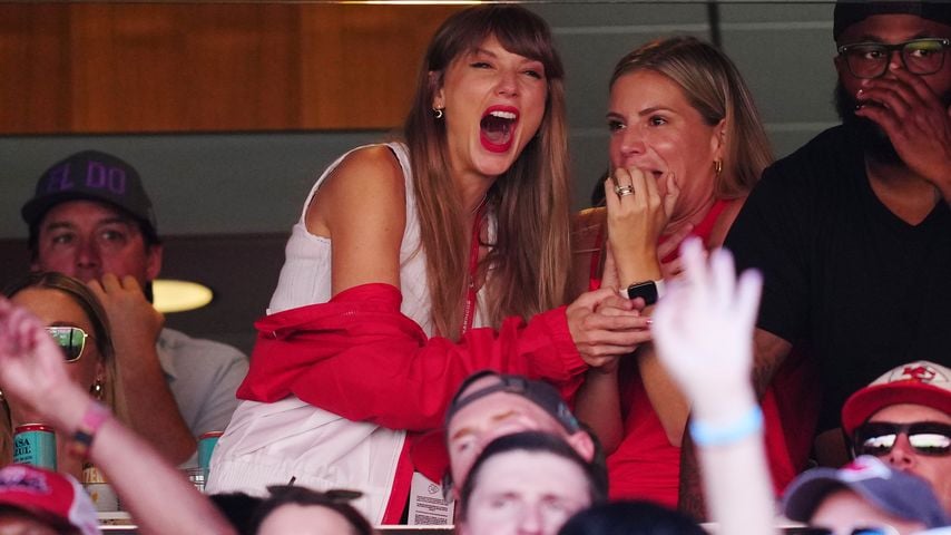 Taylor Swift beim Spiel von Travis Kelce im September 2023