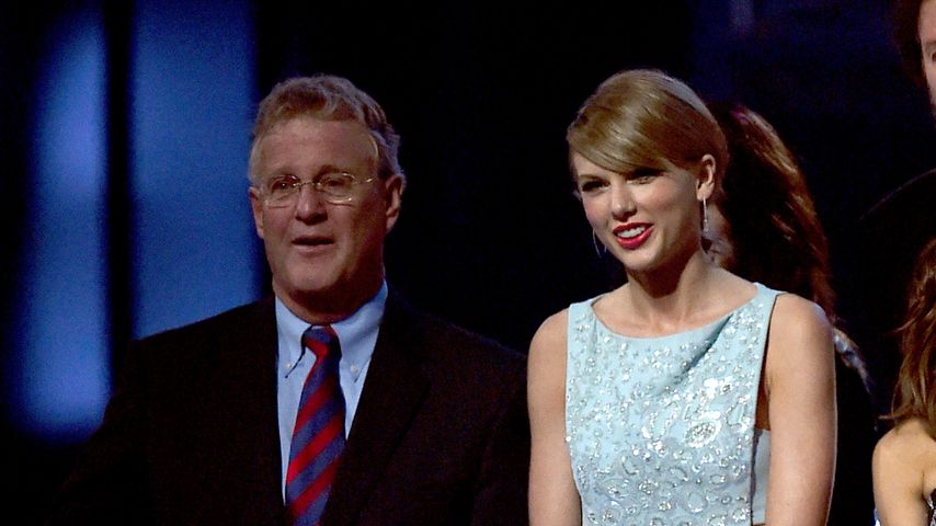 Taylor Swift mit ihrem Vater Scott im April 2015