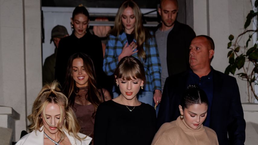 Taylor Swift mit Selena Gomez, Gigi Hadid und Sophie Turner in New York City
