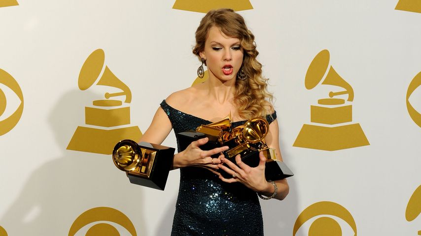 Taylor Swift bei den Grammy Awards im Januar 2010