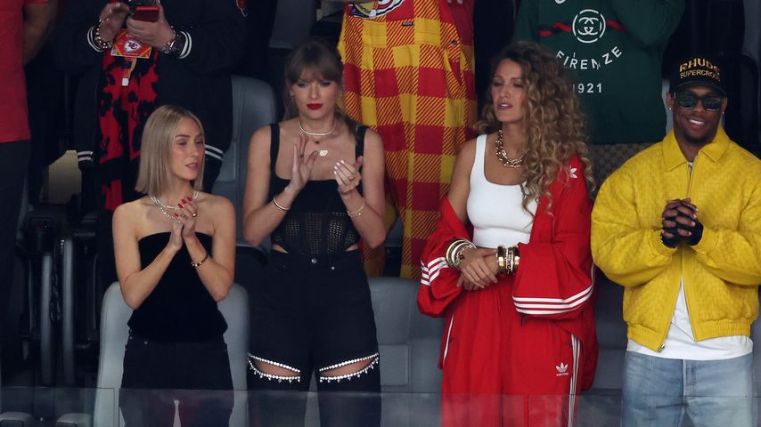 Taylor Swift und Blake Lively beim Super Bowl 2024