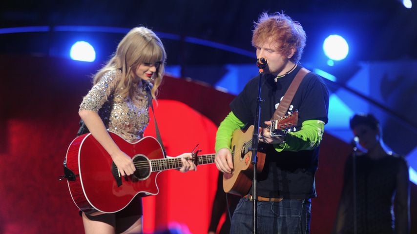 Taylor Swift und Ed Sheeran beim Jingle Ball 2012