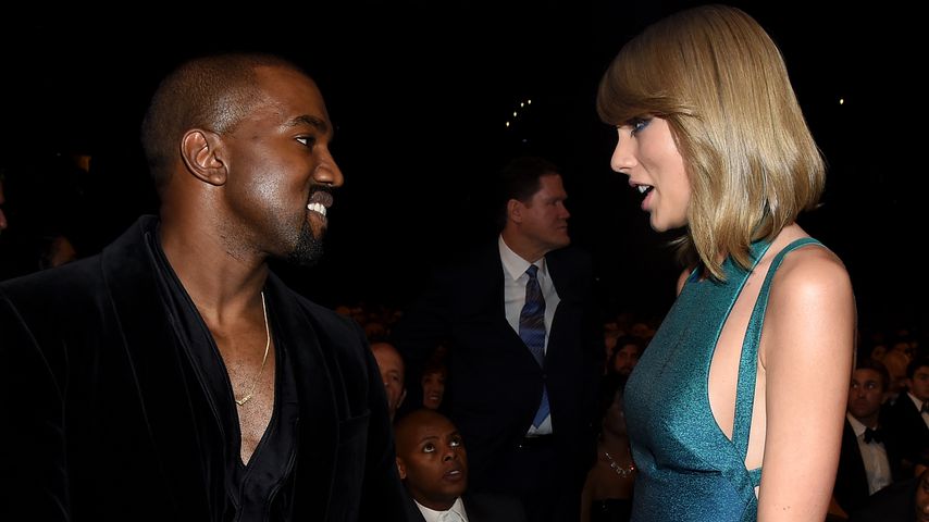 Taylor Swift und Kanye West bei den Grammys in L.A. im Februar 2015