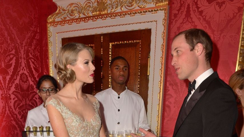 Taylor Swift und Prinz William im November 2013 in London