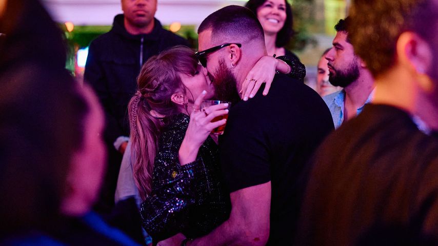 Taylor Swift und Travis Kelce nach dem Super Bowl