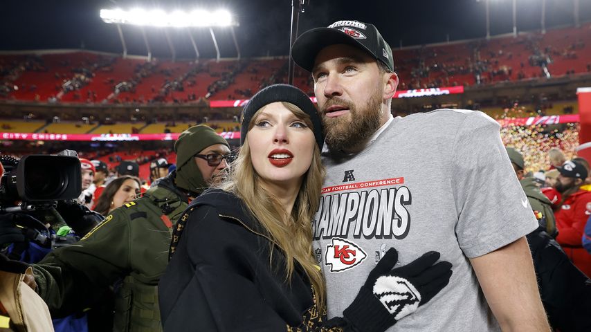 Taylor Swift und Travis Kelce, Januar 2025