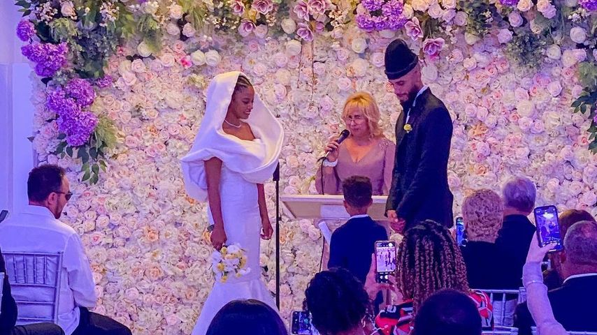 Taylour Paige und Rivington Starchild bei ihrer Hochzeit